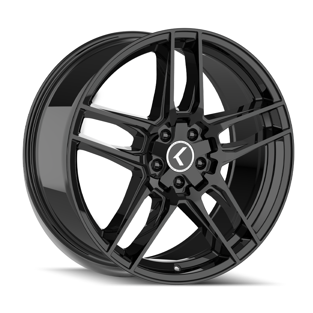 Kraze Wheels CONVERGE – 20x9, 5x108/5x114.3, +35 – Gloss Black