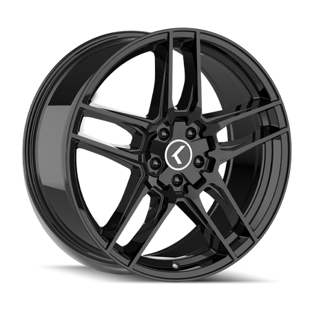Kraze Wheels CONVERGE – 19x8.5, 5x112/5x120, +30 – Gloss Black