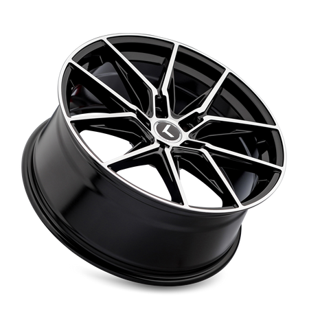 Kraze Wheels EVOLVE – 19x8.5, 5x112, +30 – Gloss Black Machined