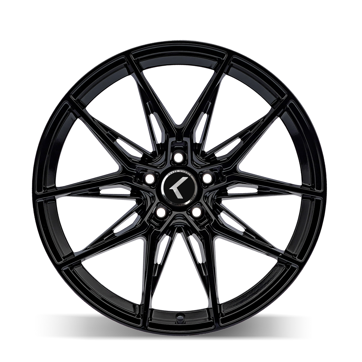 Kraze Wheels EVOLVE – 19x8.5, 5x114.3, +35 – Gloss Black