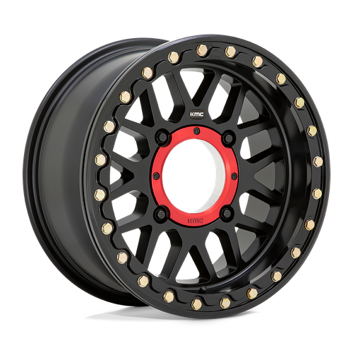 KMC Powersports KS235 GRENADE UTV BEADLOCK – 14X7 – 4X137 – 38 mm – SATIN BLACK