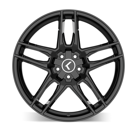 Kraze Wheels CONVERGE – 19x8.5, 5x112/5x120, +30 – Gloss Black