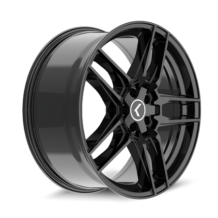Kraze Wheels CONVERGE – 18x8.5, 5x108/5x114.3, +35 – Gloss Black