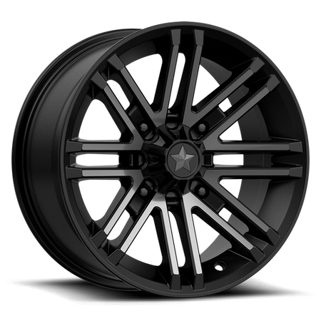 MSA Offroad Wheels M40 ROGUE UTV – 14X7 – 4X156 – 10 mm – SATIN BLACK W/ TITANIUM TINT