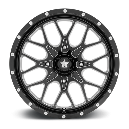 MSA Offroad Wheels M45 PORTAL UTV – 22X7 – 4X156 – 0 mm – GLOSS BLACK MILLED