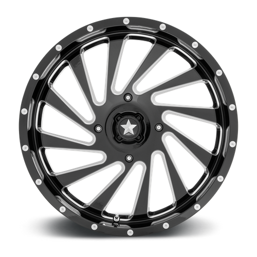 MSA Offroad Wheels M46 BLADE UTV – 20X7 – 4X110 – 0 mm – GLOSS BLACK MILLED