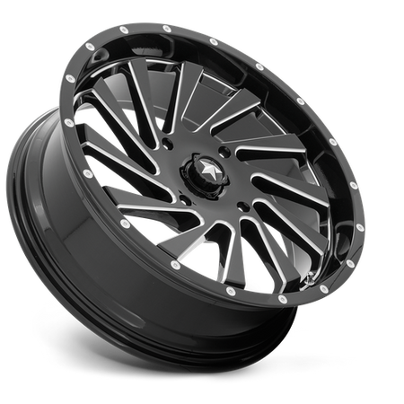 MSA Offroad Wheels M46 BLADE UTV – 20X7 – 4X110 – 0 mm – GLOSS BLACK MILLED