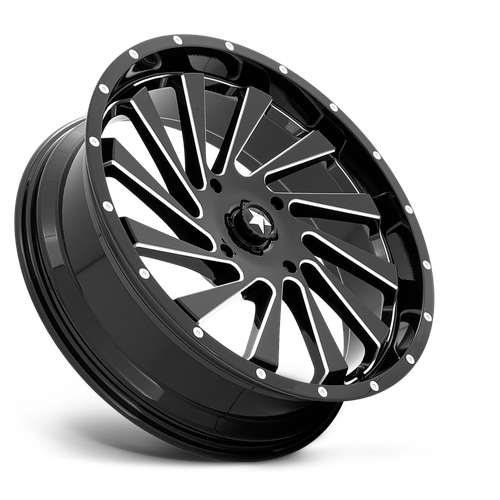 MSA Offroad Wheels M46 BLADE UTV – 22X7 – 4X137 – 0 mm – GLOSS BLACK MILLED