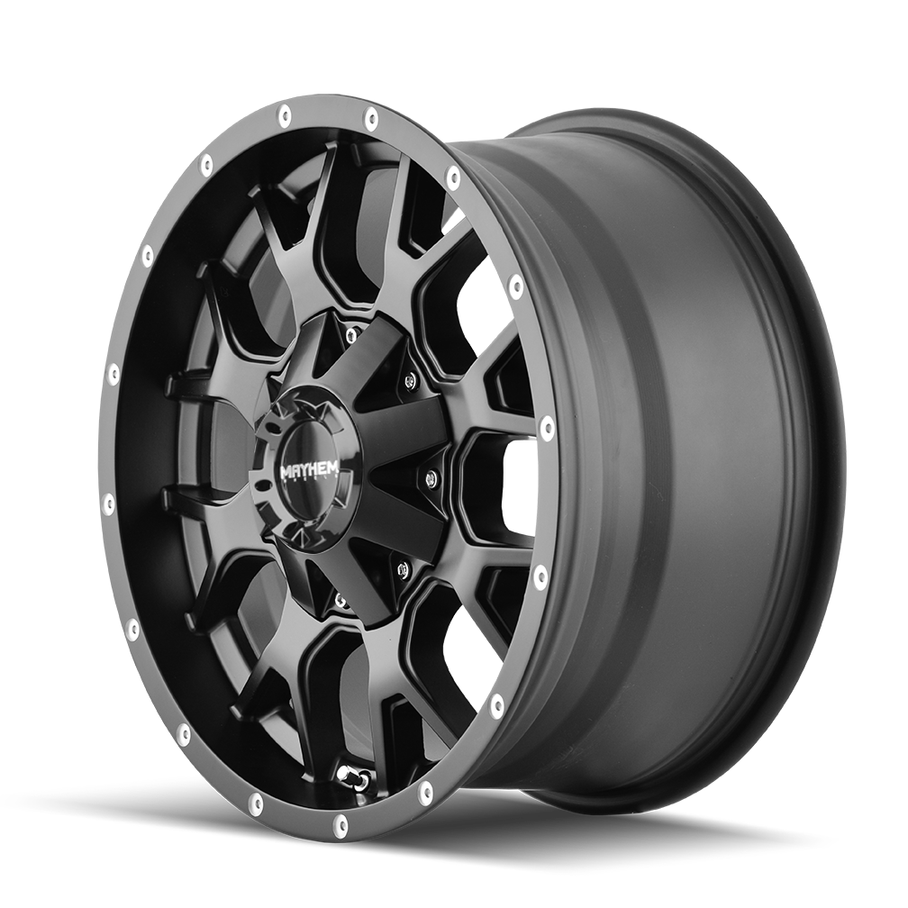 Mayhem Wheels WARRIOR – 20x10, 8x165.1, -25 – Matte Black