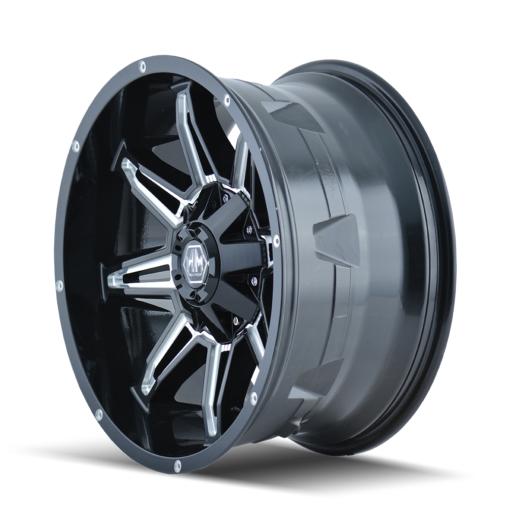 Mayhem Wheels RAMPAGE – 18x9, 8x170, -12 – Gloss Black Milled