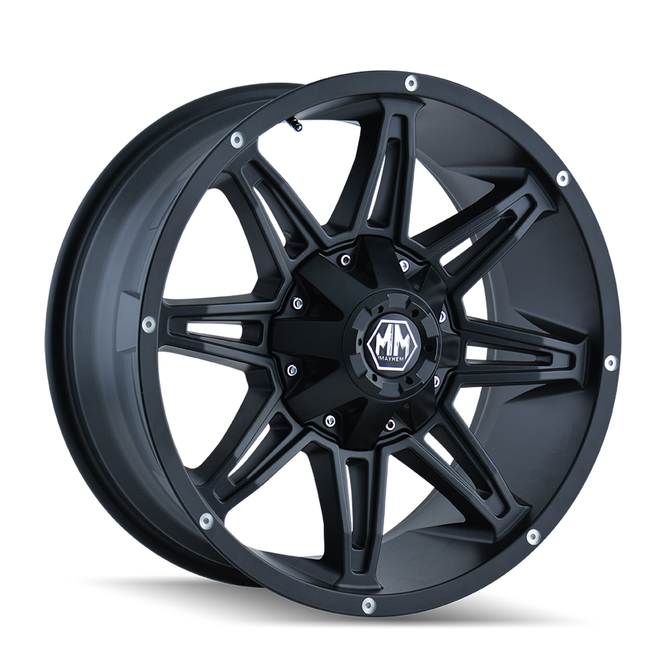 Mayhem Wheels RAMPAGE – 18x9, 8x180, +18 – Matte Black