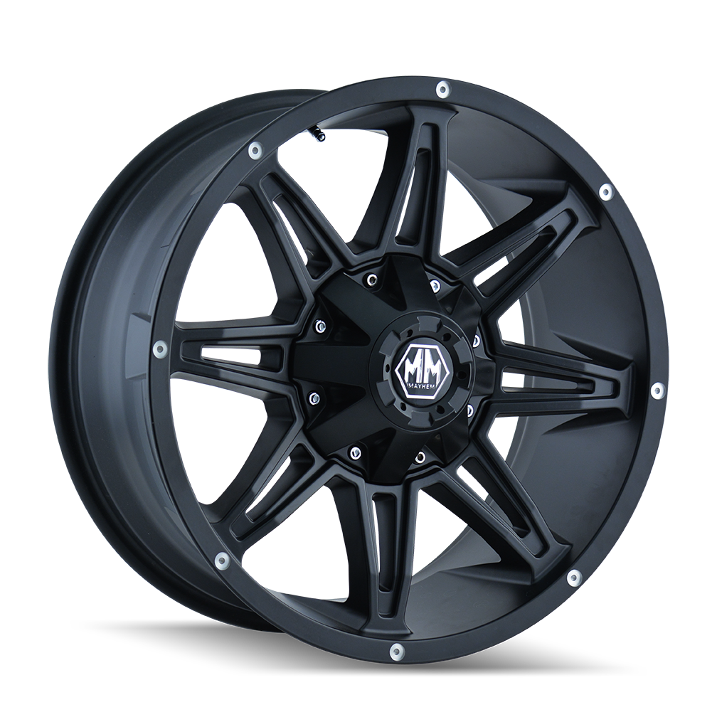Mayhem Wheels RAMPAGE – 18x9, 8x170, -12 – Matte Black