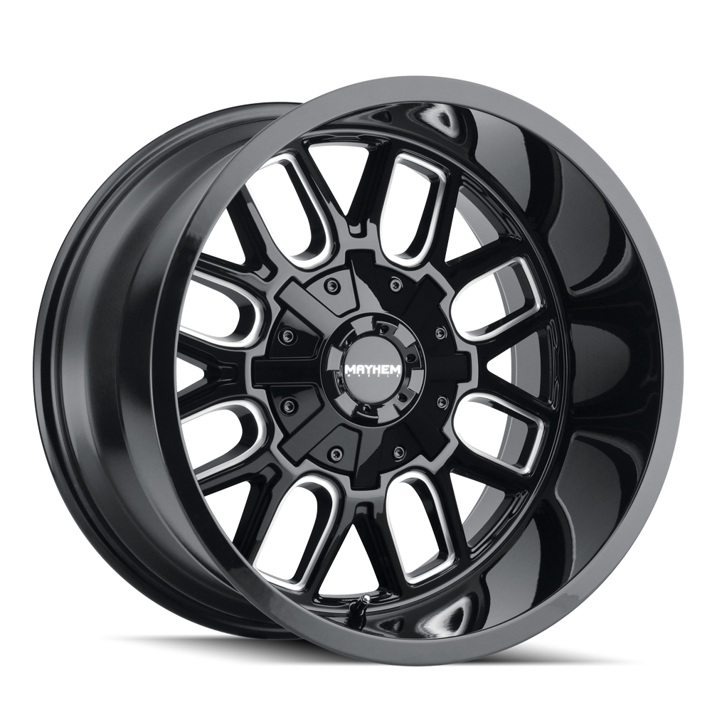 Mayhem Wheels COGENT – 18x9, 6x135/6x139.7, 0 – Gloss Black Milled