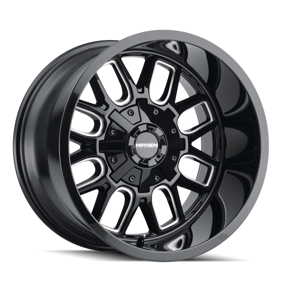 Mayhem Wheels COGENT – 18x9, 8x170, 0 – Gloss Black Milled