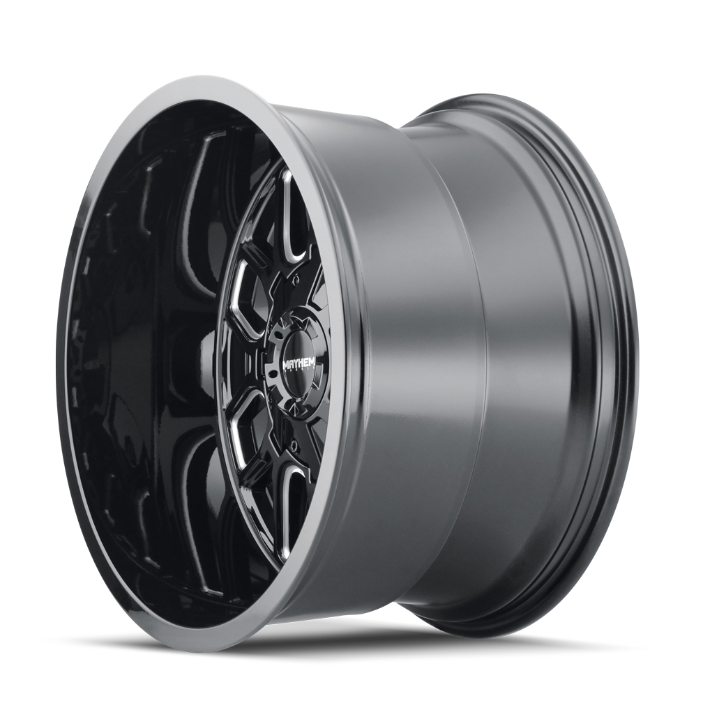Mayhem Wheels COGENT – 18x9, 8x165.1, 0 – Gloss Black Milled
