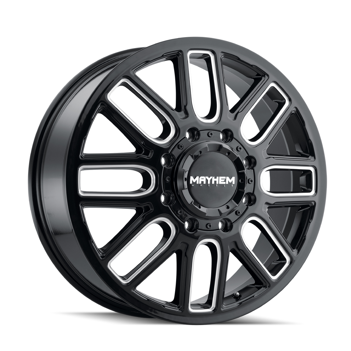 Mayhem Wheels COGENT DUALLY – 20x8.25, 8x200, +115 – Gloss Black Milled