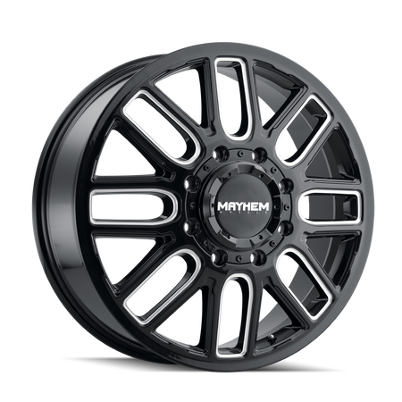 Mayhem Wheels COGENT DUALLY – 20x8.25, 8x200, +115 – Gloss Black Milled