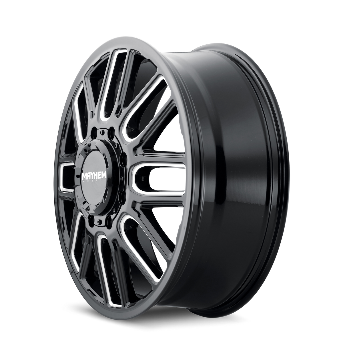 Mayhem Wheels COGENT DUALLY – 20x8.25, 8x200, +115 – Gloss Black Milled