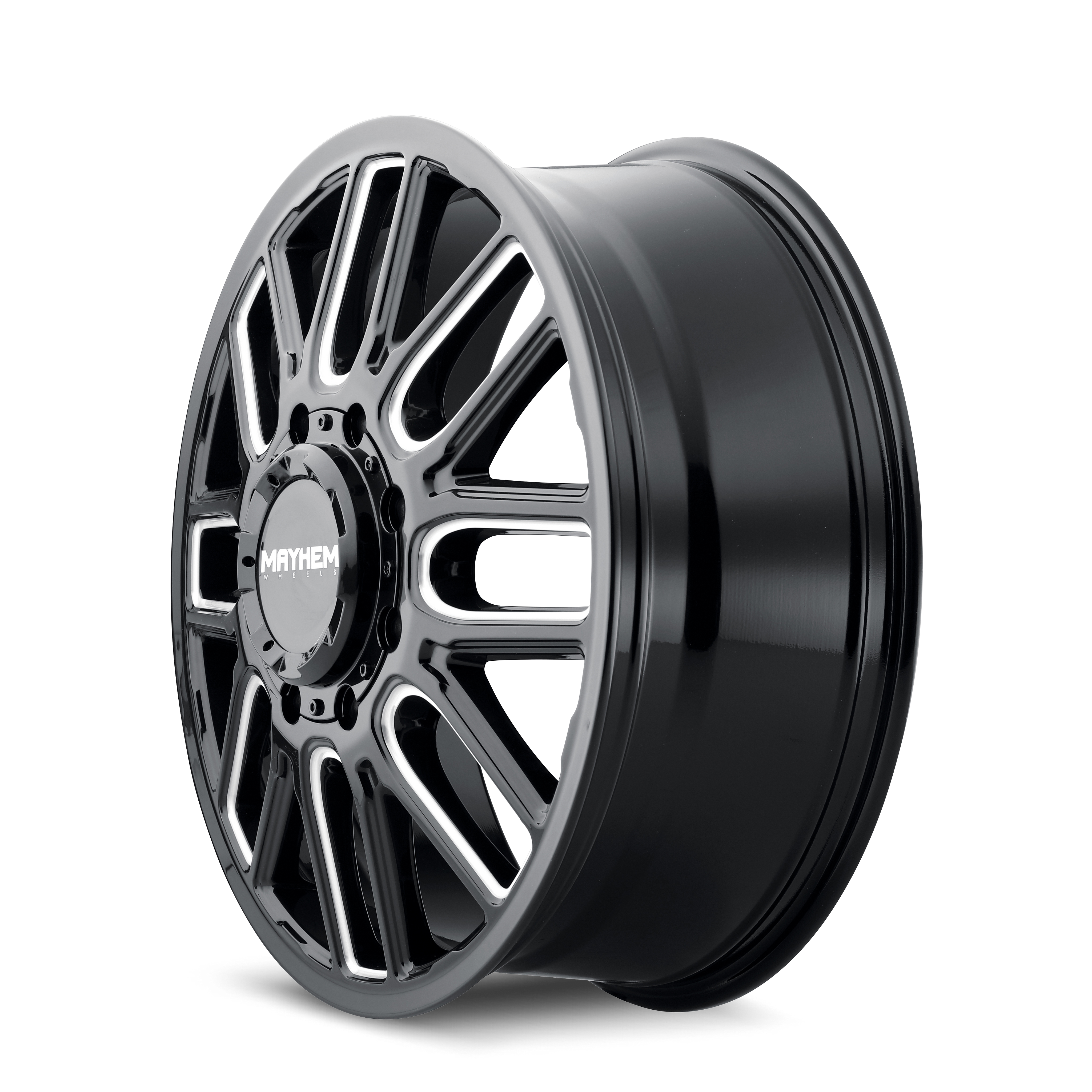 Mayhem Wheels COGENT DUALLY – 20x8.25, 8x200, +115 – Gloss Black Milled