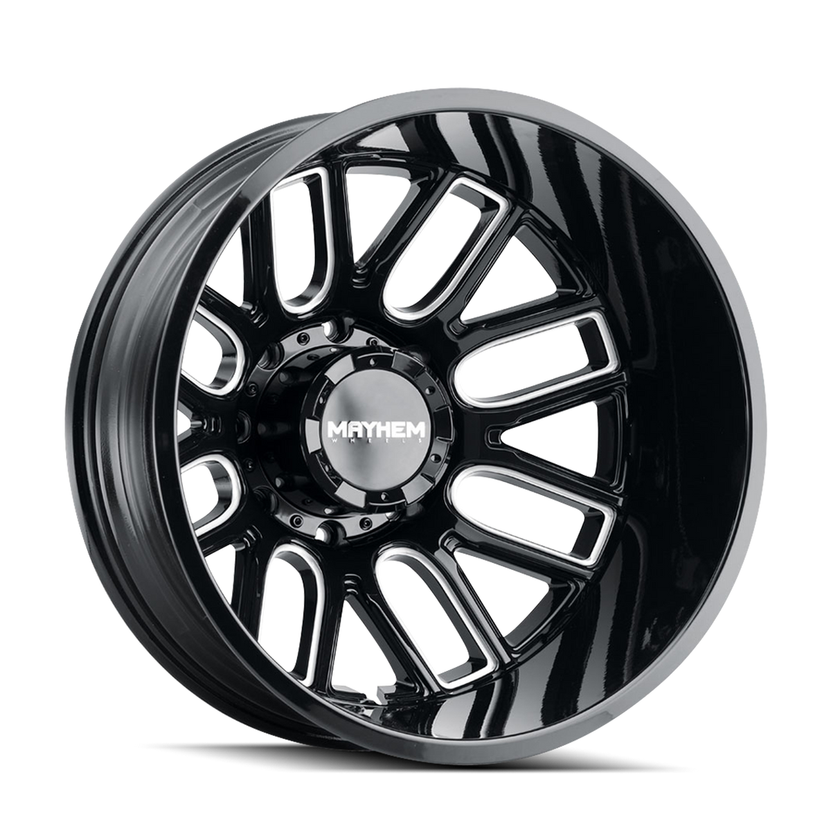 Mayhem Wheels COGENT DUALLY – 20x8.25, 8x210, -192 – Gloss Black Milled