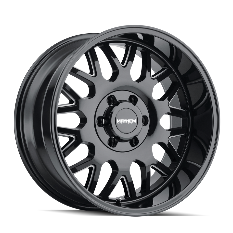 Mayhem Wheels TRIPWIRE – 20x10, 6x139.7, -19 – Gloss Black Milled