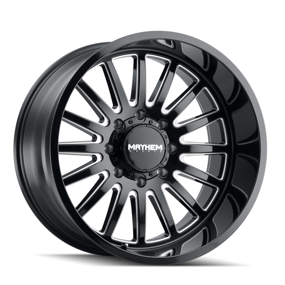 Mayhem Wheels UTOPIA – 22x12, 6x139.7, -44 – Gloss Black Milled