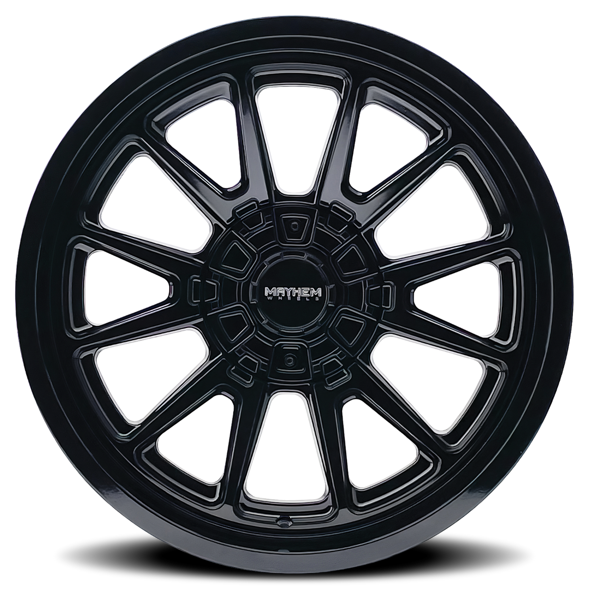 Mayhem Wheels INTREPID – 20x10, 6x135/6x139.7, -24 – Gloss Black