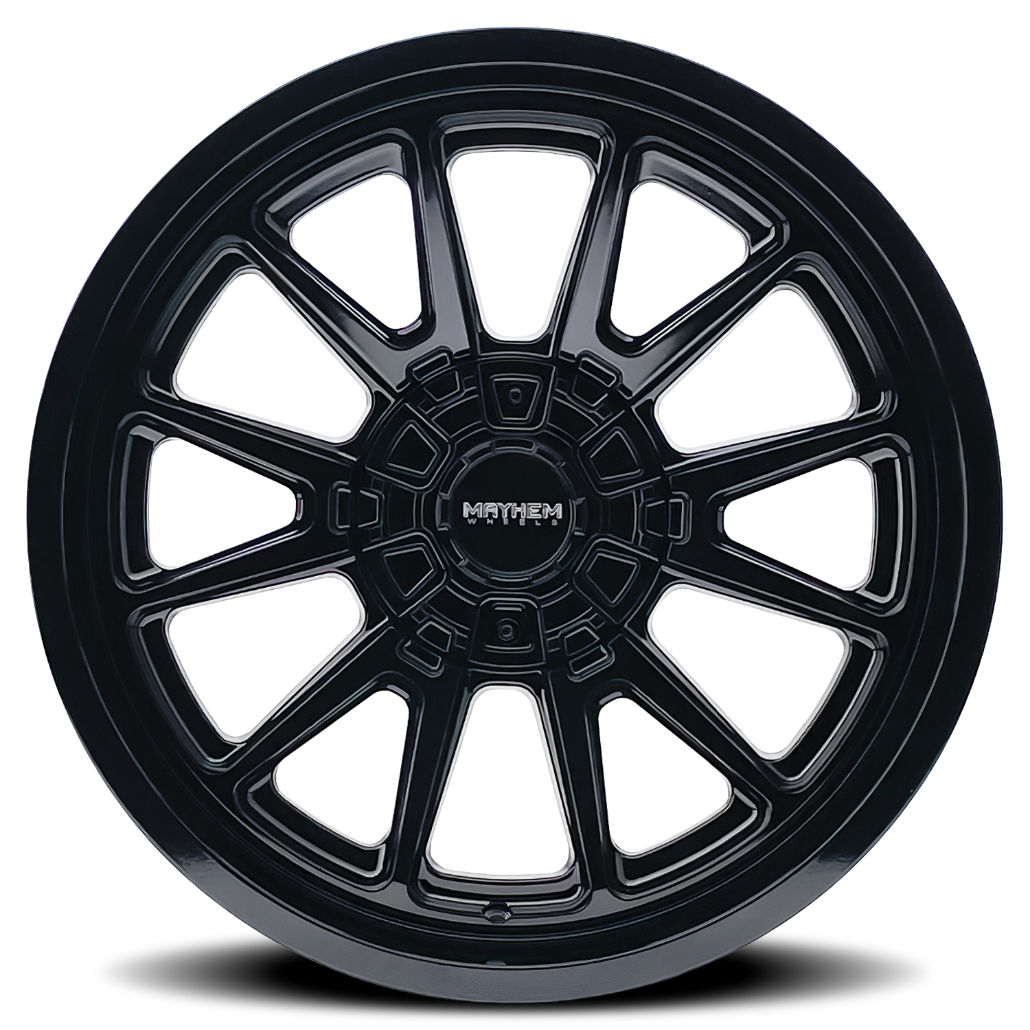 Mayhem Wheels INTREPID – 20x10, 6x135/6x139.7, -24 – Gloss Black