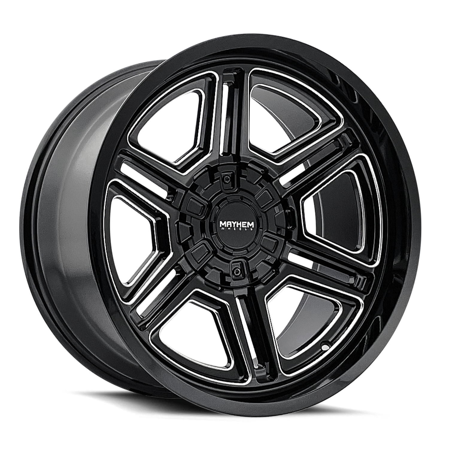 Mayhem Wheels HERMOSA – 20x10, 8x170, -25 – Gloss Black Milled