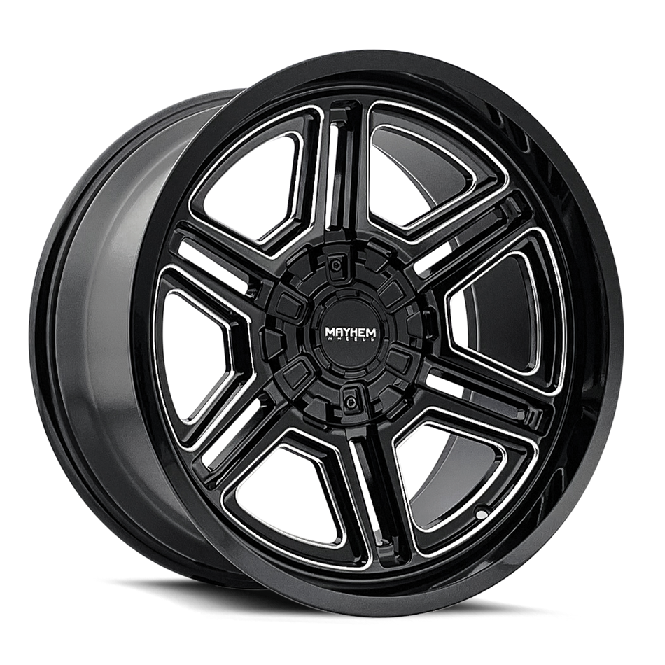 Mayhem Wheels HERMOSA – 20x10, 8x170, -25 – Gloss Black Milled