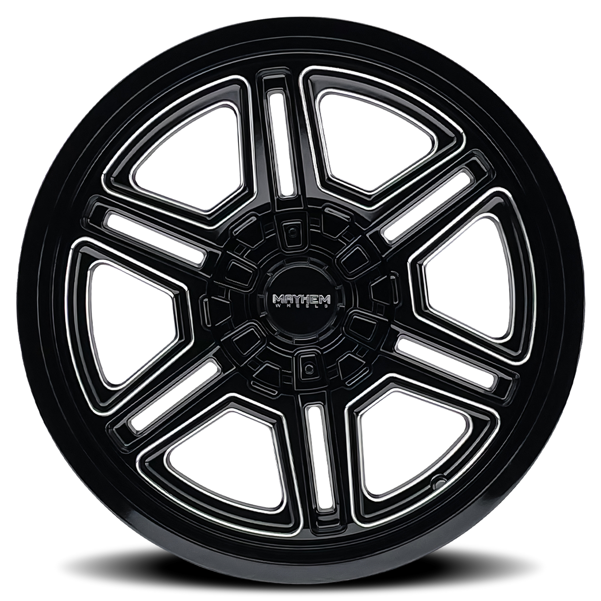 Mayhem Wheels HERMOSA – 20x10, 8x170, -25 – Gloss Black Milled