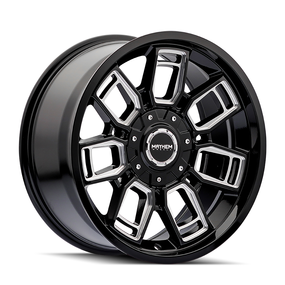Mayhem Wheels ORDINANCE – 20x9, 5x127/5x139.7, 0 – Gloss Black Milled