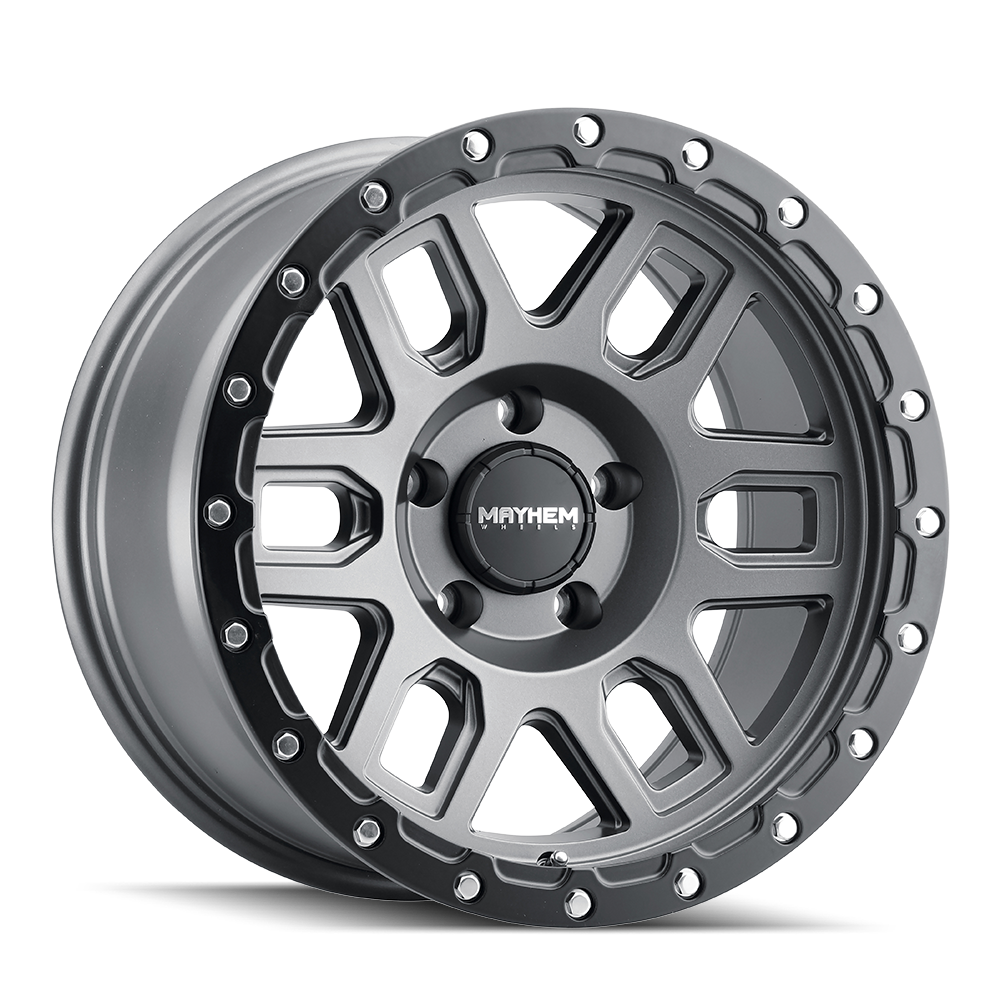 Mayhem Wheels DELTA – 17x9, 5x127, -12 – Matte Gunmetal