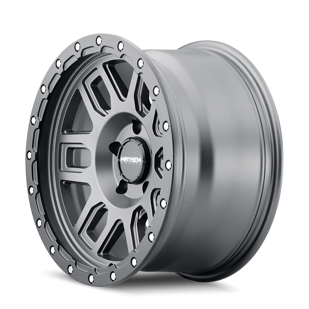 Mayhem Wheels DELTA – 17x9, 6x139.7, -12 – Matte Gunmetal