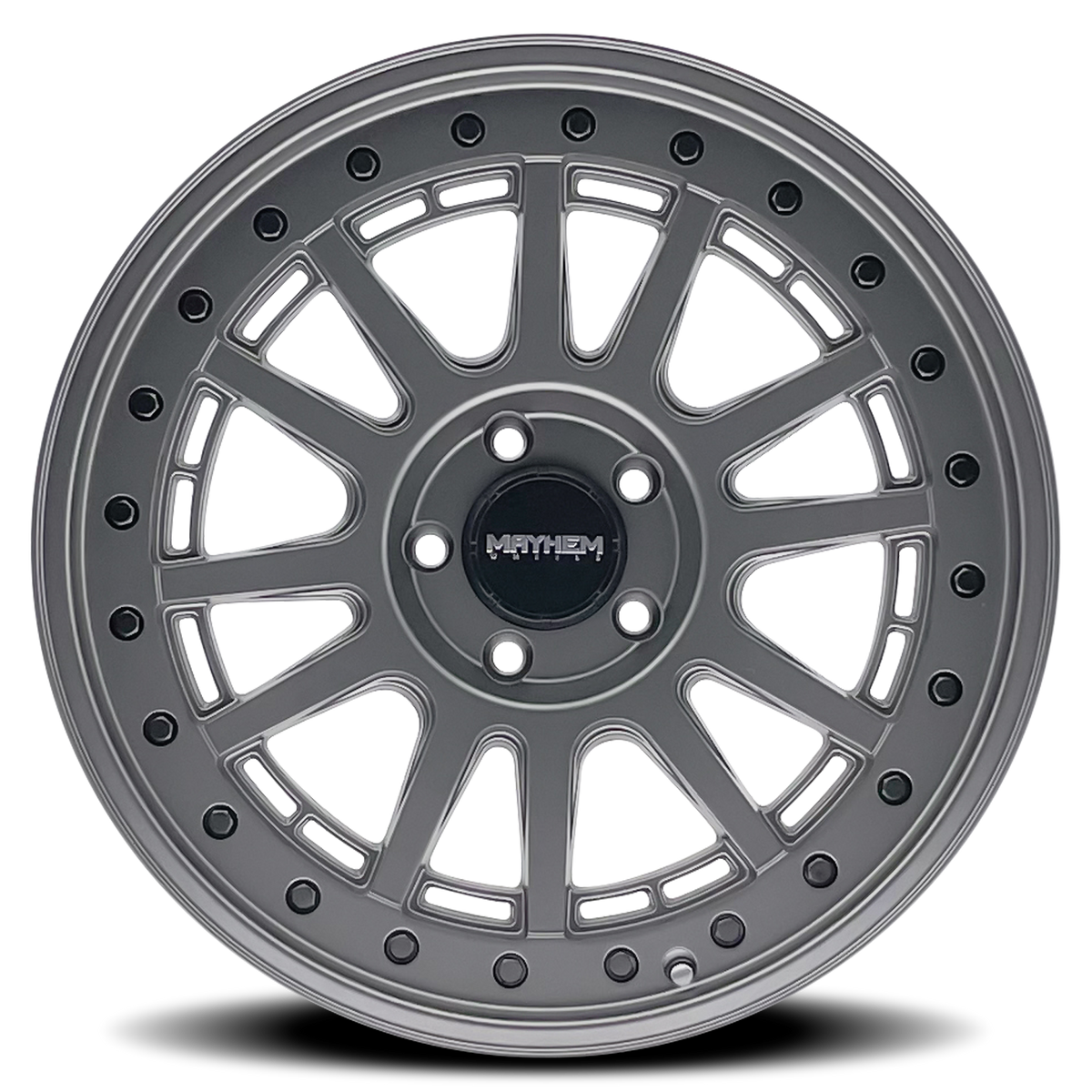 Mayhem Wheels COMPASS – 15x7, 5x100, +15 – Satin Gunmetal