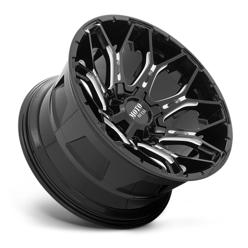 Moto Metal MO808 SNIPER – 20X10 – 6X135/6X139.7 – -18 mm – GLOSS BLACK MILLED