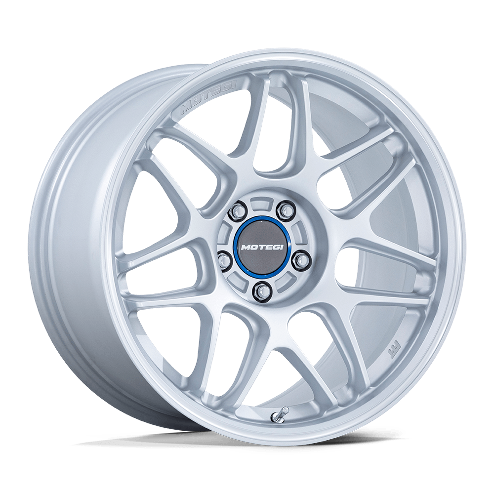 Motegi MR158 TSUBAKI – 18X8.5 – 5X100 – 30 mm – HYPER SILVER W/ MACHINED LIP