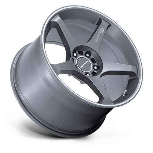 Motegi MR159 BATTLE V – 18X10.5 – 5X120 – 35 mm – GUNZILLA W MACHINED LIP STRIPE