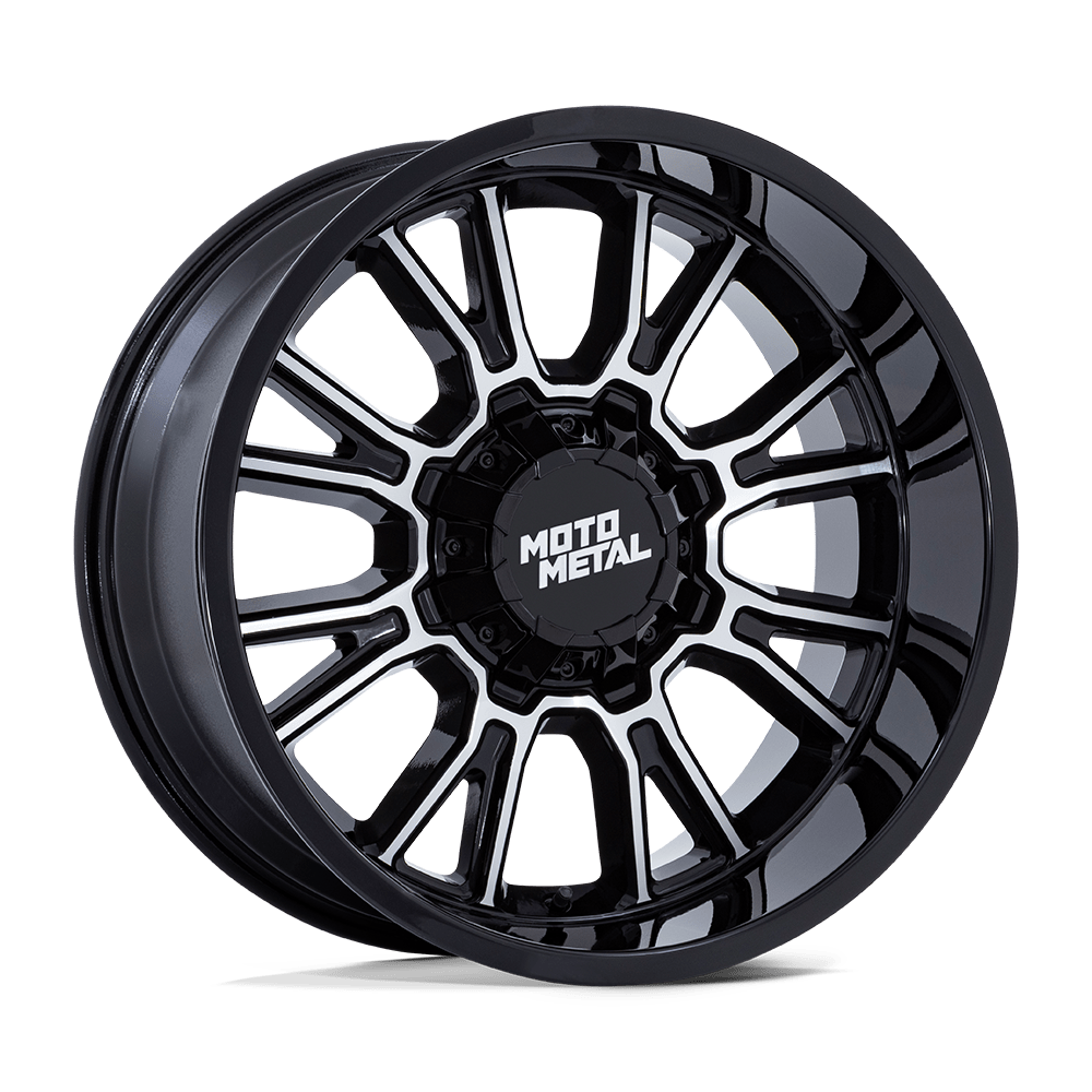 Moto Metal MO810 LEGACY – 20X9 – 8X180 – 1 mm – GLOSS BLACK MACHINED
