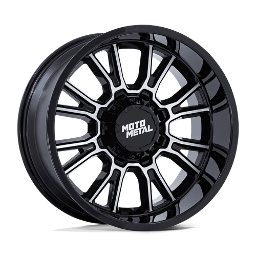 Moto Metal MO810 LEGACY – 17X9 – BLANK – 1 mm – GLOSS BLACK MACHINED