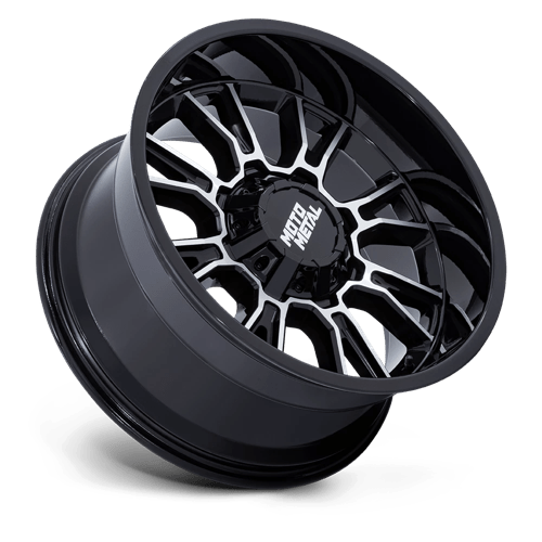 Moto Metal MO810 LEGACY – 17X9 – BLANK – 1 mm – GLOSS BLACK MACHINED