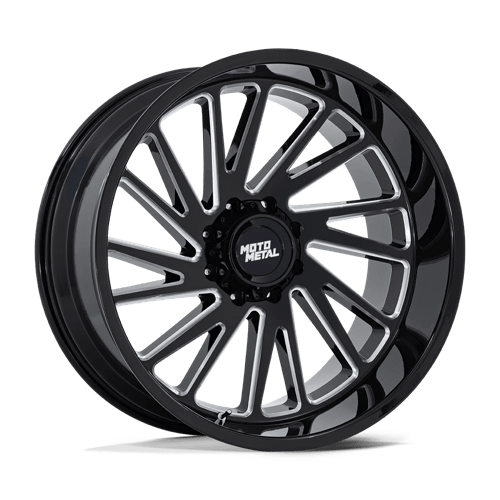 Moto Metal MO811 COMBAT – 22X12 – 8X170 – -44 mm – GLOSS BLACK MILLED