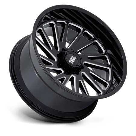 Moto Metal MO811 COMBAT – 20X10 – 8X165.1 – -18 mm – GLOSS BLACK MILLED