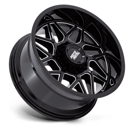 Moto Metal MO812 TURBINE – 20X9 – 8X180 – 1 mm – GLOSS BLACK MILLED