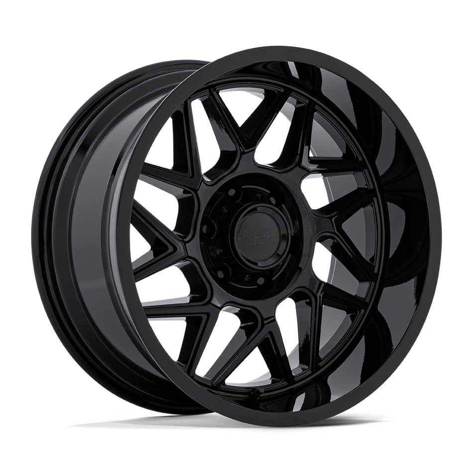 Moto Metal MO812 TURBINE – 20X10 – 8X165.1 – -18 mm – GLOSS BLACK