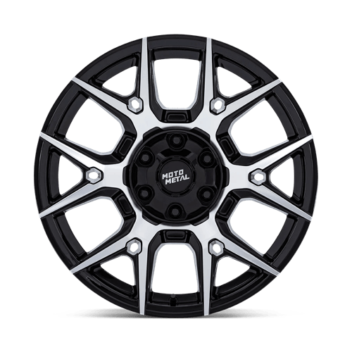 Moto Metal MO813 MASON – 18X9 – 6X135/6X139.7 – 18 mm – GLOSS BLACK W/ MACHINED FACE