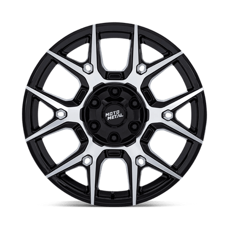 Moto Metal MO813 MASON – 18X9 – 6X135/6X139.7 – 18 mm – GLOSS BLACK W/ MACHINED FACE