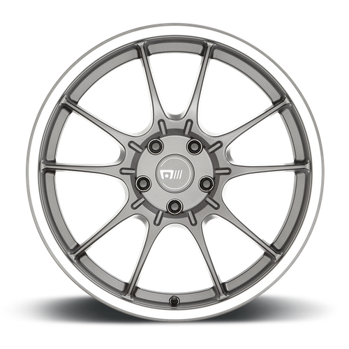Motegi MR152 SS5 – 19X8.5 – 5X100 – 30 mm – GUNMETAL W/ MACHINED LIP