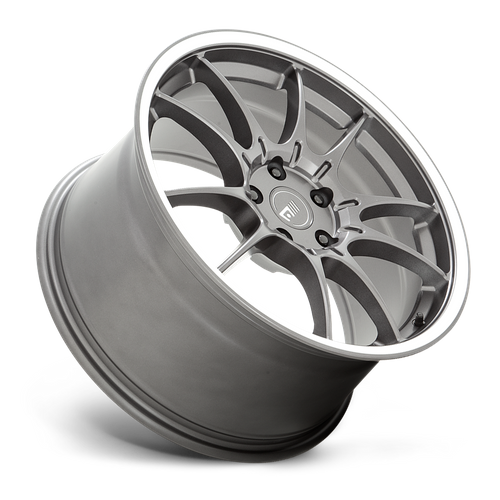 Motegi MR152 SS5 – 19X8.5 – 5X100 – 30 mm – GUNMETAL W/ MACHINED LIP