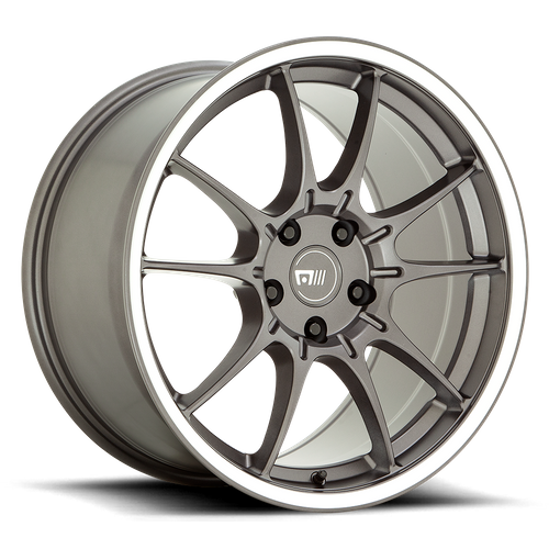 Motegi MR152 SS5 – 19X8.5 – 5X100 – 30 mm – GUNMETAL W/ MACHINED LIP